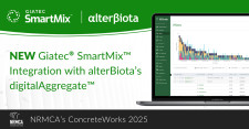 Giatec Announces SmartMix Integration with alterBiota’s digitalAggregate