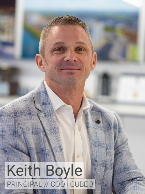 CUBE 3 Elevates Keith Boyle to Chief Operating Officer