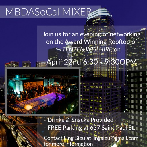 TENTEN Wilshire Rooftop: MBDA So Cal Mixer