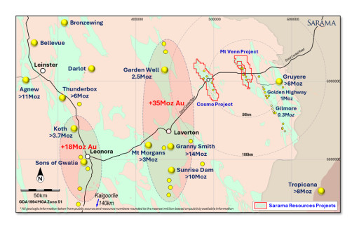 Sarama Resources Advances Mt Venn Gold Project Acquisition