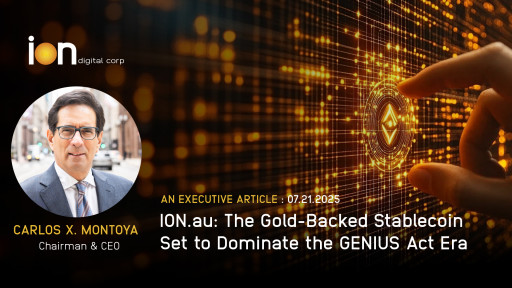 ION.au: The Gold-Backed Stablecoin Set to Dominate the GENIUS Act Era
