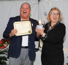 Laurie Loughney with Chris Slavicek