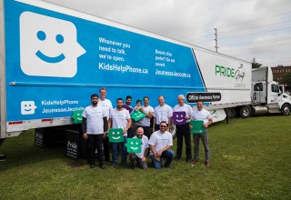 Pride Group Logistics and Kids Help Phone 