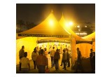 The bright yellow Scientology Volunteer Ministers tent has become a symbol of help in towns and cities across the world.