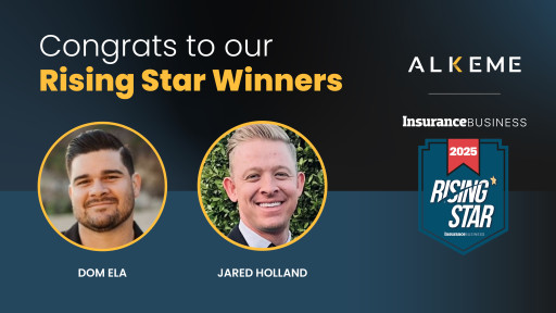 ALKEME Insurance Producers Jared Holland and Dominick Ela Recognized as Insurance Business America Rising Stars