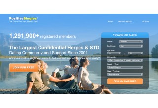 PositiveSingles is the largest herpes dating site