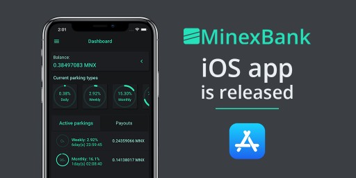 Minexcoin Announces MinexBank iOS App Launch