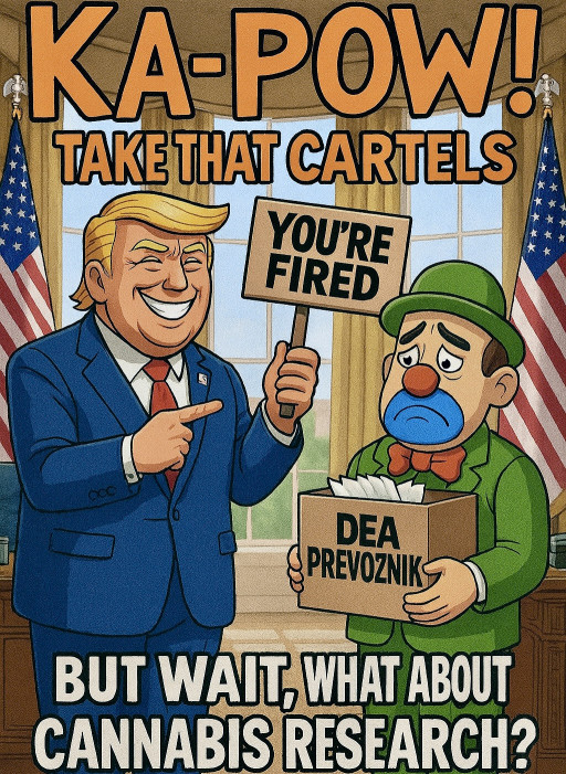 DEA Crushes Illegal Marijuana - But Still Blocks MMJ's Legal Cannabis Drug for Huntington's