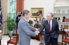 Cheney Meets With President Ronald Reagan (July 1983)