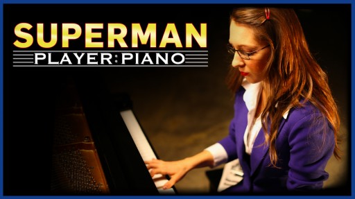 Lois Lane Performs the Superman Theme on Piano
