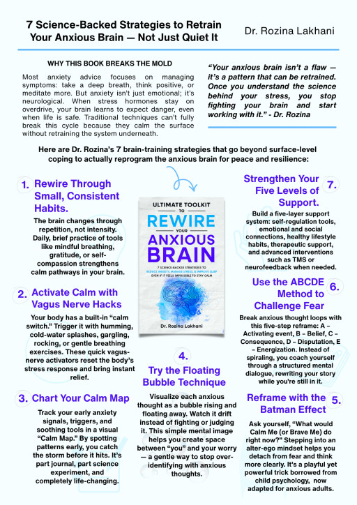 New Book Reveals 7 Science-Backed Strategies to Retrain Your Anxious Brain, Not Just Quiet It