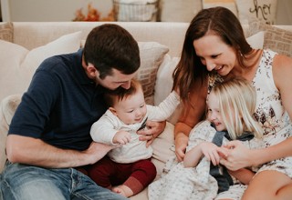 Colby Dickson and family