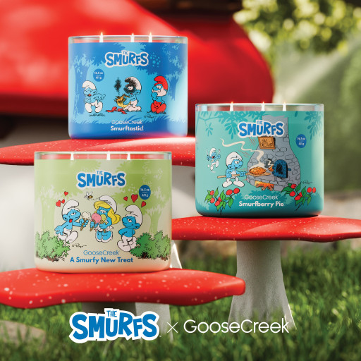 Step Into the Smurfs' World With Goose Creek's New Candle Collection