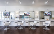 Modern look with an upscale, luxurious feel