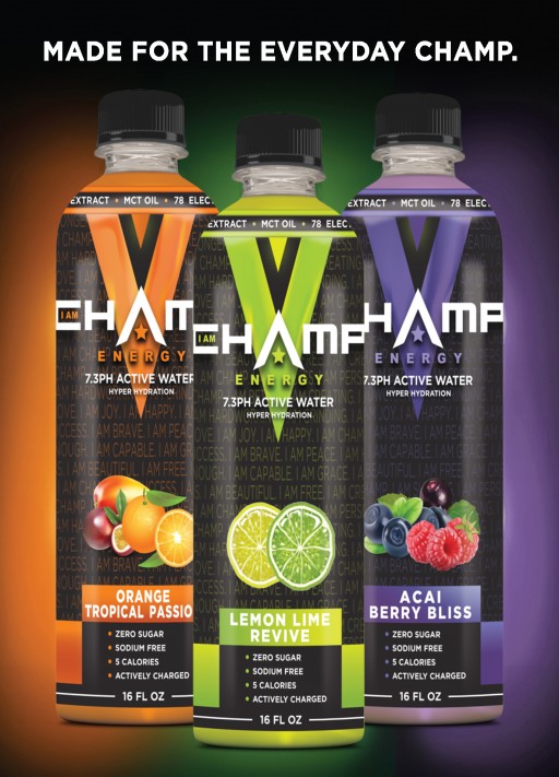 Champ Products, in Response to Coronavirus Causing Extensive Grocery Lines and 'Out of Stocks' on Functional Beverages, Offers Free Shipping on Champ Drinks Direct to Homes Across America