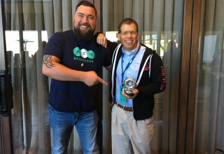 Robert Receives award