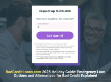 BadCreditLoans.com 2025 Holiday Guide Emergency Loan Options