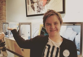 Impressive artwork by Artist Emmett Kyoshi from Chicago at Takohl Gallery.