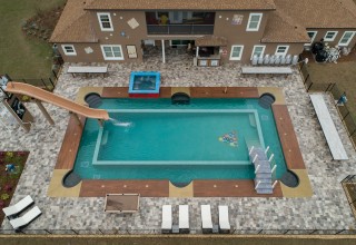 World's only Billiard Table "Pool Pool"