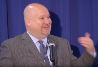 Commissioner Jeff Riley speaks at the 2nd annual TEACH Conference in Lowell, Massachusetts