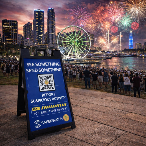 City of Miami Selects SaferWatch to Serve as The Safety Platform for Miami’s Official New Year's Eve Celebration at Bayfront Park
