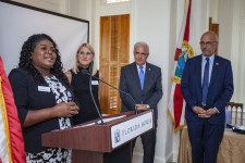 Maureen Lewis, Vicki Lopez, Congressman Carlos Gimenez, Congressman Ted Deutch