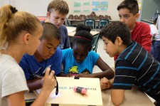 Students Playing Breakout EDU Game