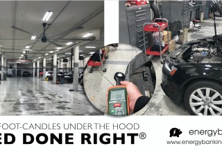 126 Foot-candles under the hood