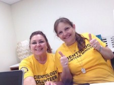 Ms. Diana Pedroni (right), Public Affairs Director of the Church of Scientology Miami and a few dozen Scientology Volunteer Ministers will be at the Church of Scientology Miami, available to help.