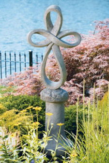 Eternity Cross Concrete Garden Statue