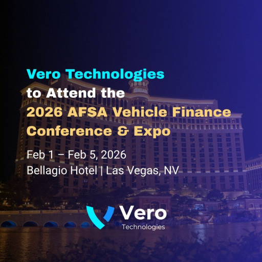 Vero To Attend 2026 AFSA Vehicle Finance Conference & Expo In Las Vegas