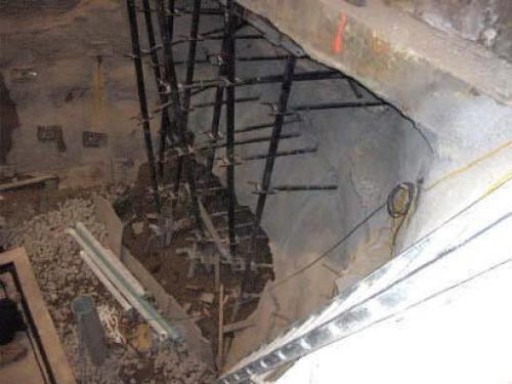 Ram Jack Helical Tie-Backs, Steel Driven Piles Support New Construction