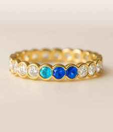 Ritani's Customizable Birthstone Rings