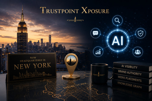 Trustpoint Xposure Trustpoint Xposure Establishes New York Headquarters, Positioning the AEO-Certified PR Agency at the Center of the AI Search Revolution