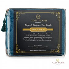 Cosy House Elegant Designer 1800 Microfiber Bed Sheets Set