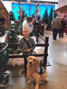 Landon and his Service Dog Apollo