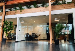 High ceilings and an open floor plan at the new PULSE headquarters