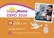 Happy Mama Expo 2024 Banner