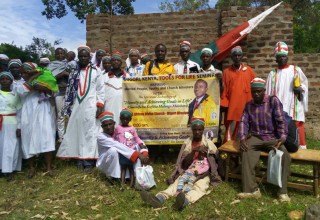 Scientology Volunteer Minister Daniel Okello after a seminar delivered to the congregation of the African Church Divine in Migori, Kenya