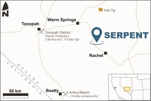 Orogen Royalties Acquires the Serpent Gold Project in Nevada