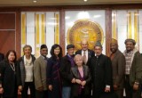 Religious and community leaders including former L.A. Sheriff  Lee Baca joined Pasadena Human Relations Commissioner Nat Nehdar, President of the Church of Scientology Pasadena Eden Stein, Holocaust survivors Mala and Sam Langholz and other distinguished civic and religious leaders to commemorate U.N. International Day of Commemoration in Memory of the Victims  of the Holocaust.