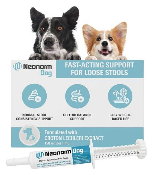 Now Available on Amazon: Neonorm Dog, Jaguar Health's Non-Prescription Product for Support of Normal Stool Consistency and GI Fluid Balance in Dogs