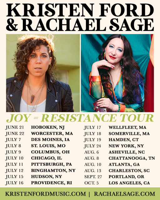 Rachael Sage & Kristen Ford Announce "Joy=Resistance" Tour