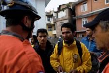 Binod Sharma, in charge of the Nepal Scientology Volunteer Ministers, coordinated the group's search and rescue operations.