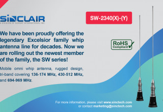 New SW-2340 Mobile Omni Whip Antenna