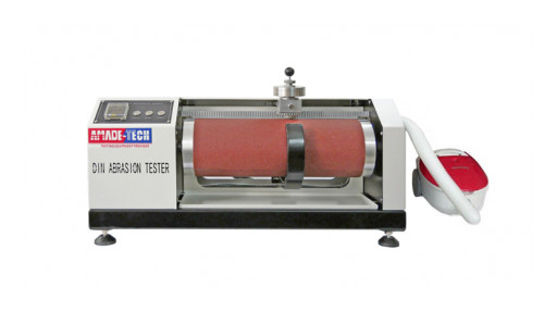 AmadeTech Launches a New DIN Abrasion Tester With Vacuum Function to Measure Wear Resistance of Rubber
