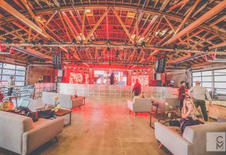 City Market Social House - Studio 14 Warehouse Stage Setup