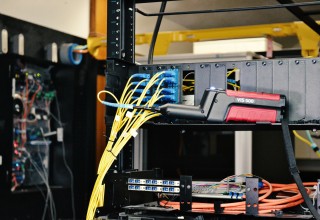 ODM VIS 500 compact and lightweight, perfect for tower climbers or bucket truck cable installers