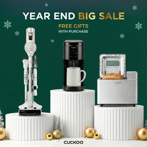 CUCKOO Rings in the Holidays with Year-End Big Sale