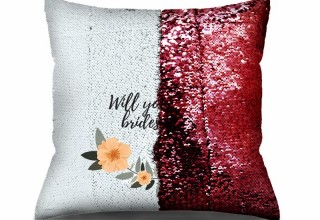 Bridesmaid mermaid pillow